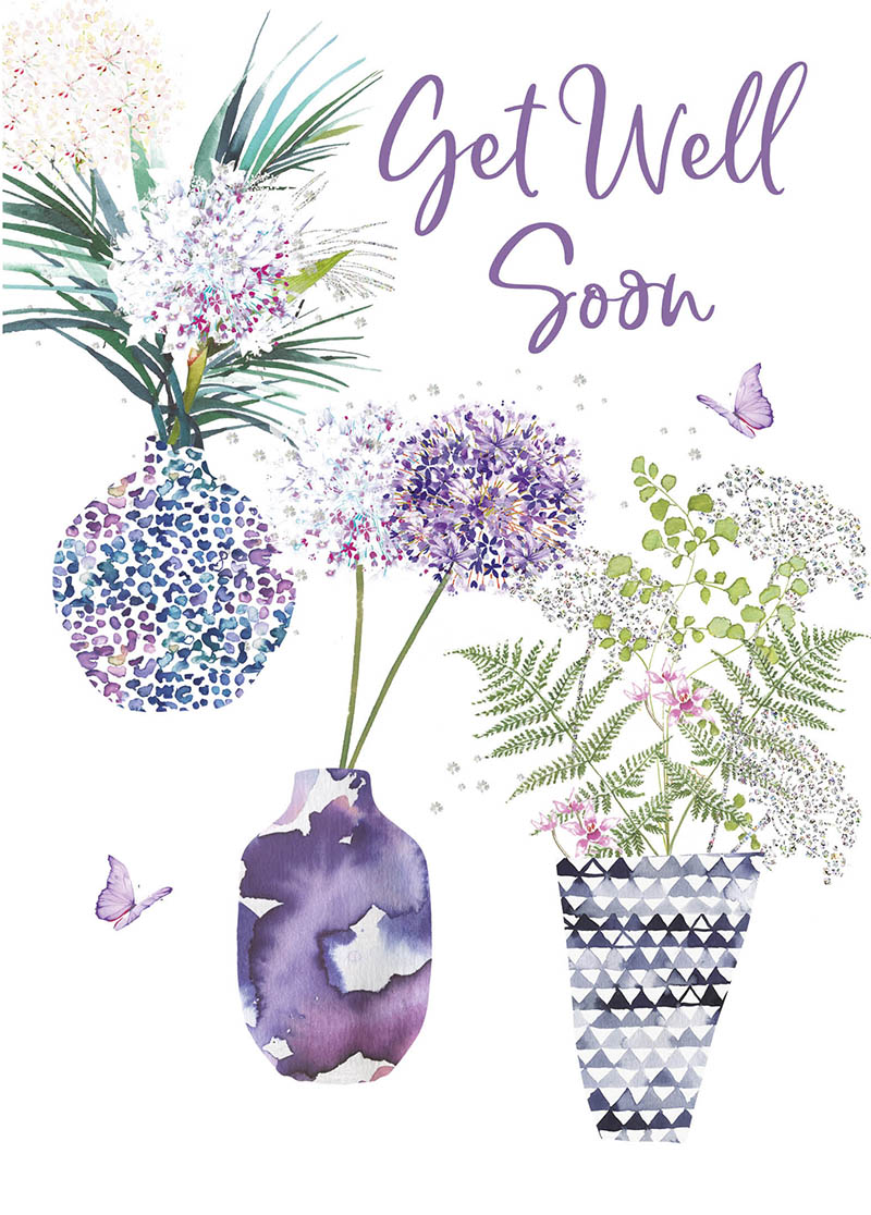 Get Well Soon: Flowers In Vase