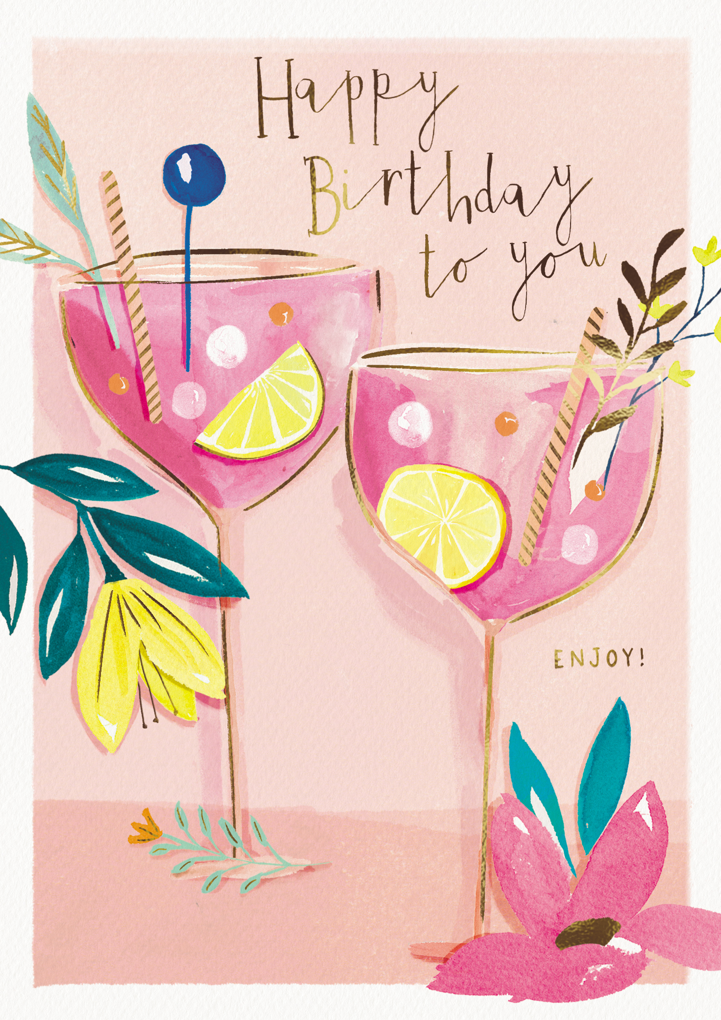 Peach Sorbet: Cocktail Glasses