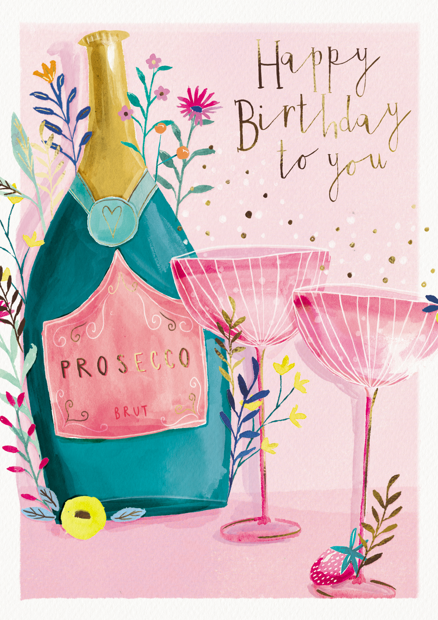 Peach Sorbet: Prosecco Coupes