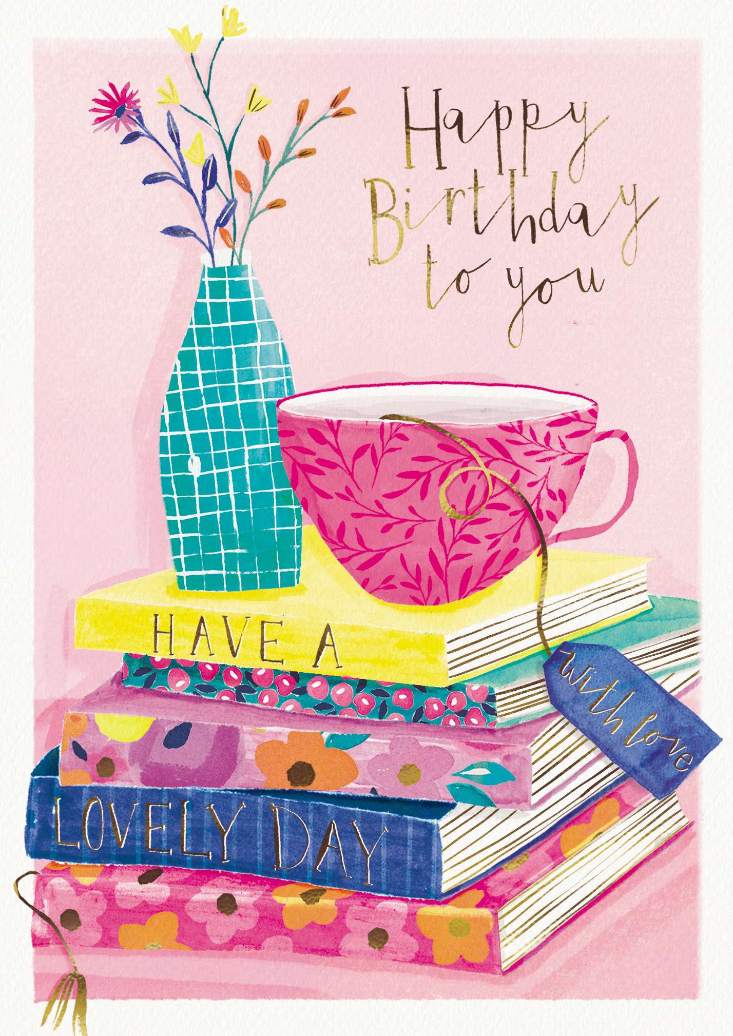 Peach Sorbet: Stacks Of Books