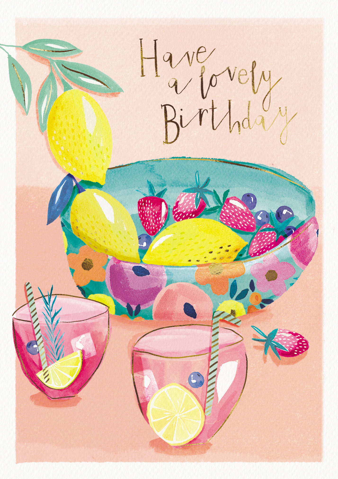 Peach Sorbet: Fruit Bowl