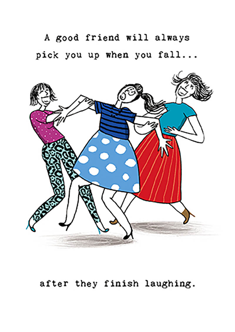 Two Old Friends: Laughing