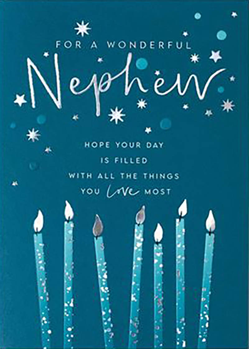 Reflections: Bday Neph Candles