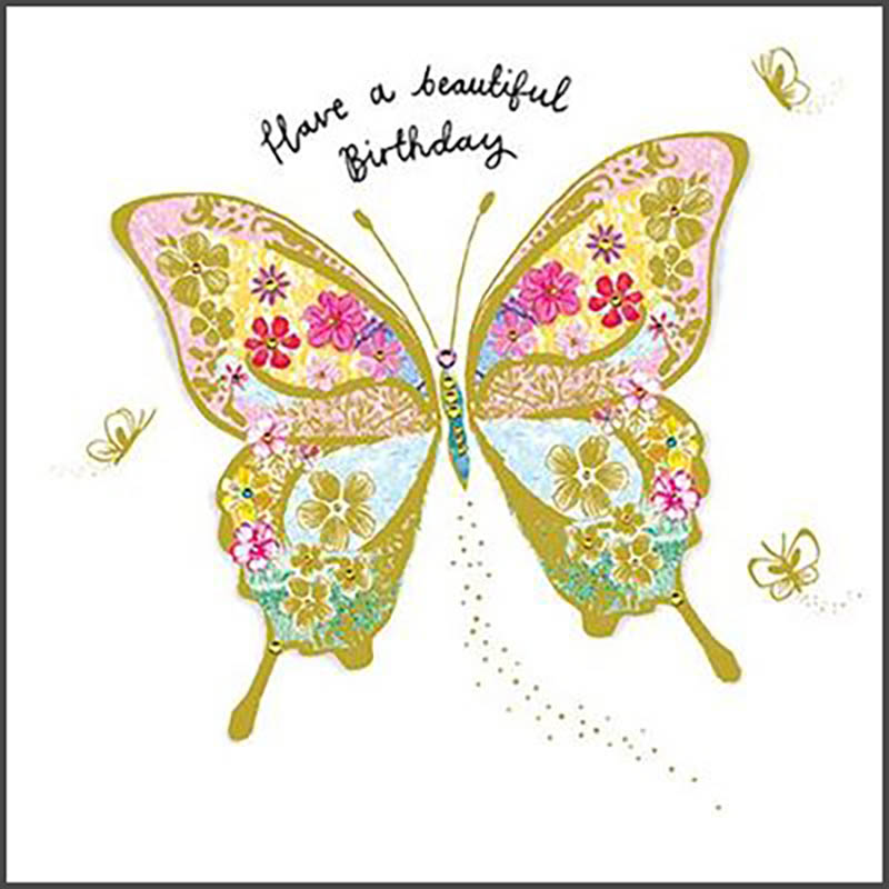 Artisan: Bfly Blooming Floral