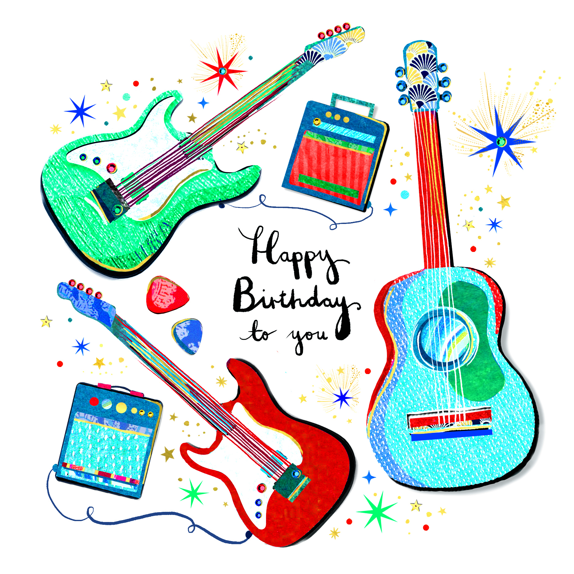 Artisan Azure: Guitar