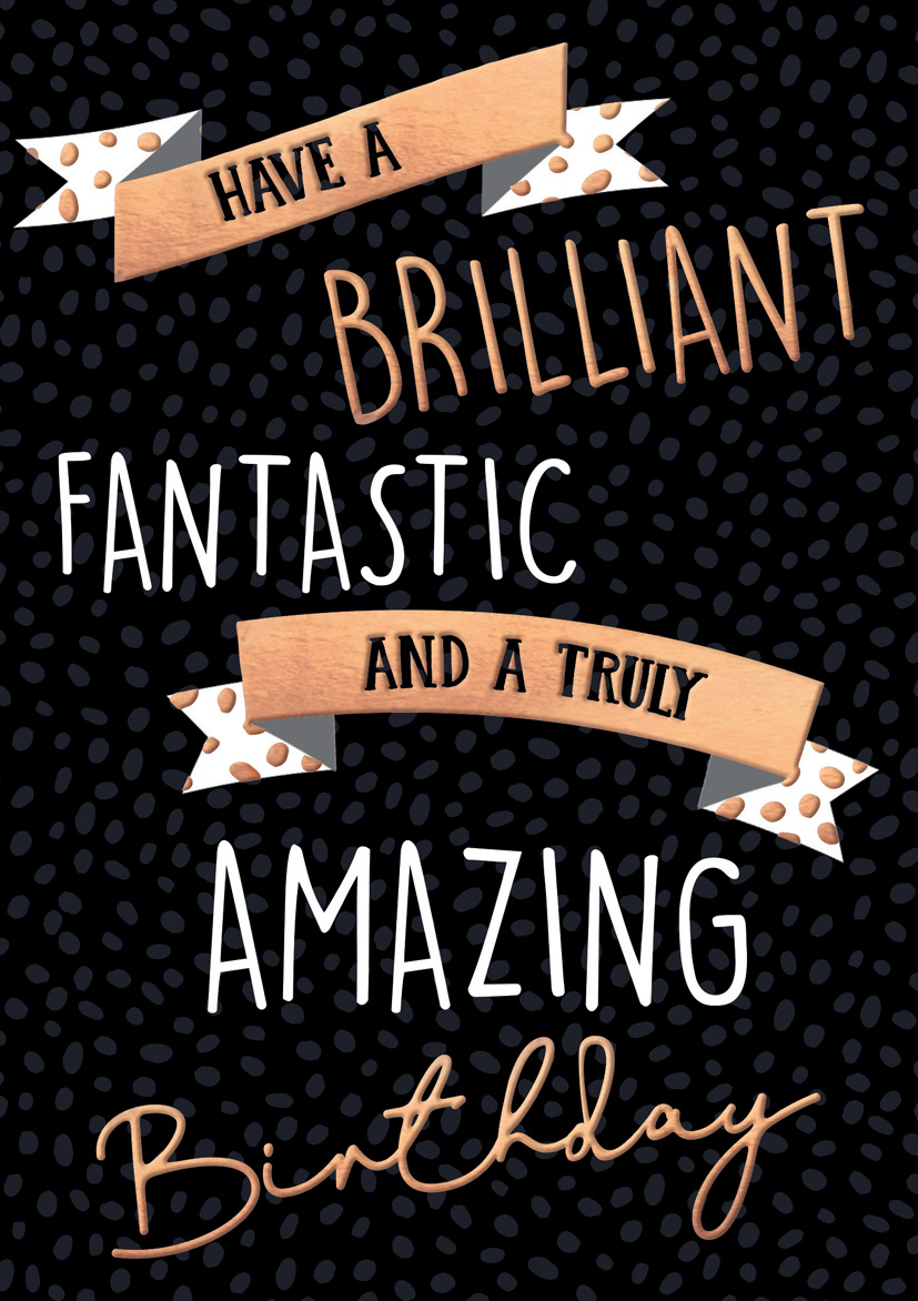 Capisco Noir:Birthday Brilliant