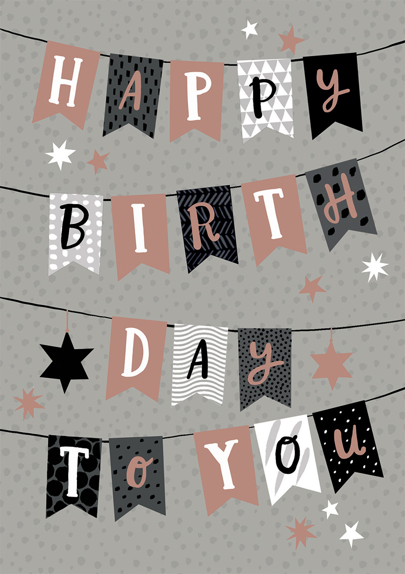 Capisco Noir: Birthday Bunting