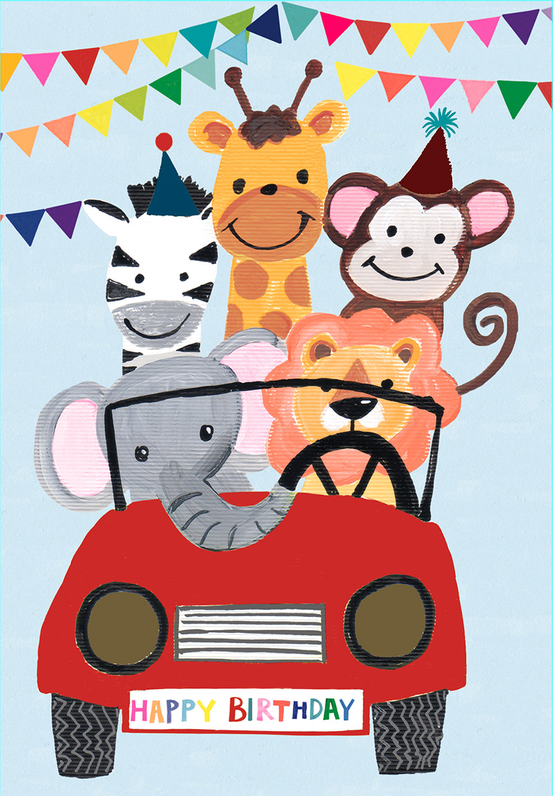 Hoopla Juv Boy: Animl Car