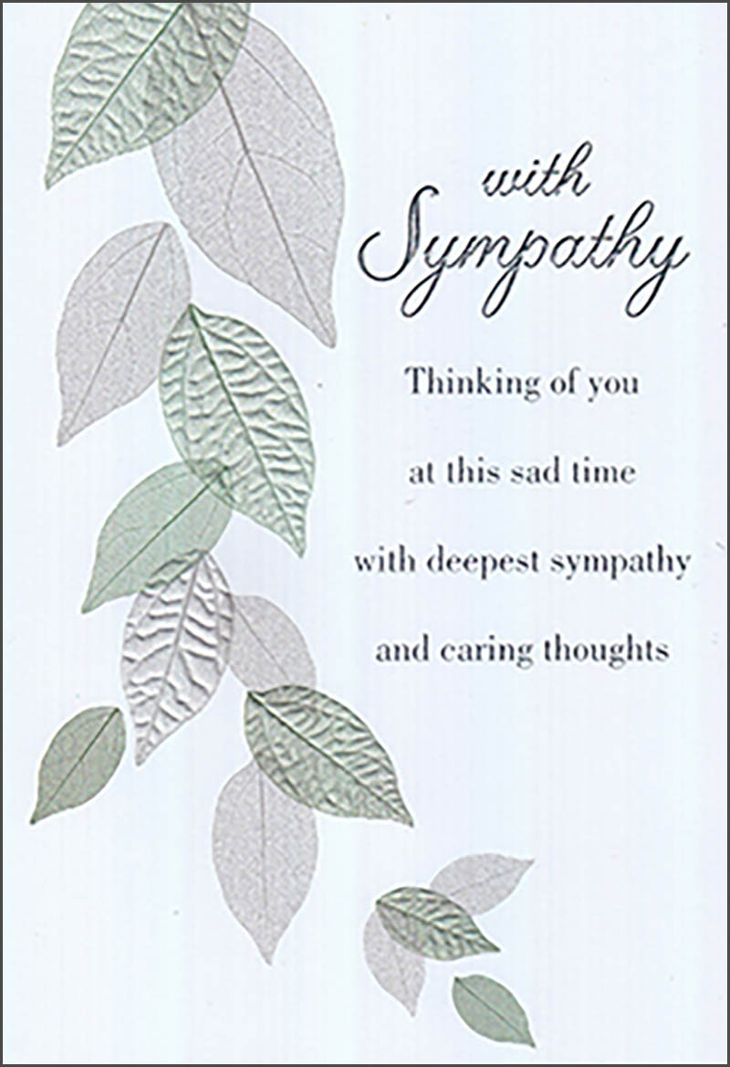 Sympathy Green Leaves