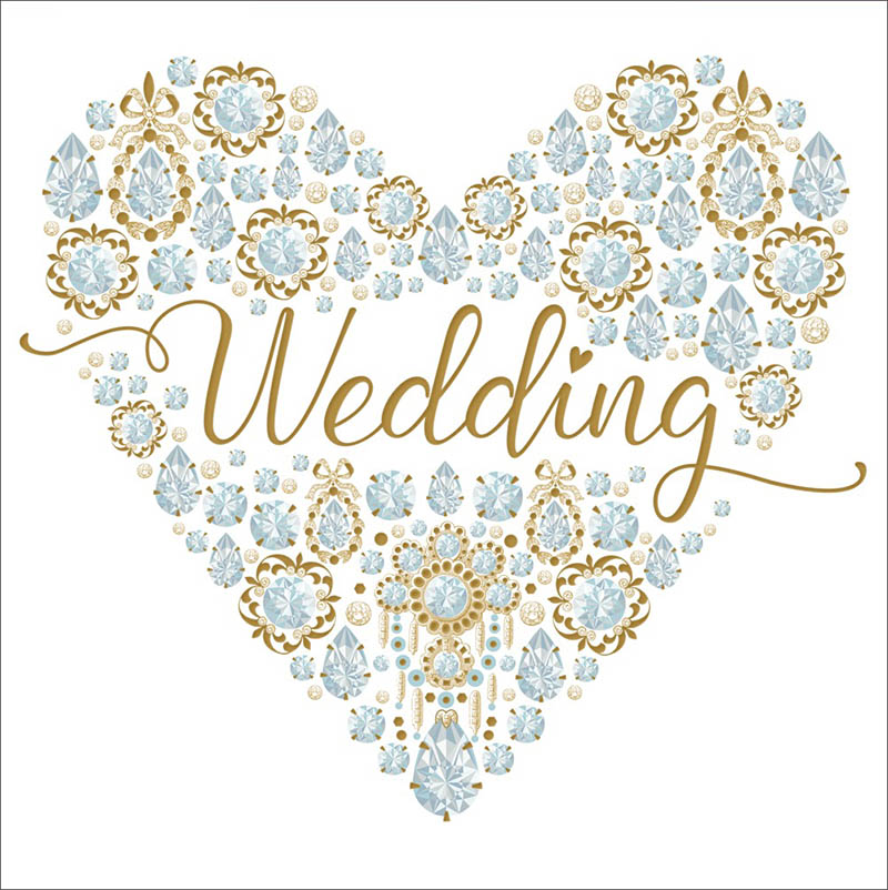 Wed Jewelled Heart  ^