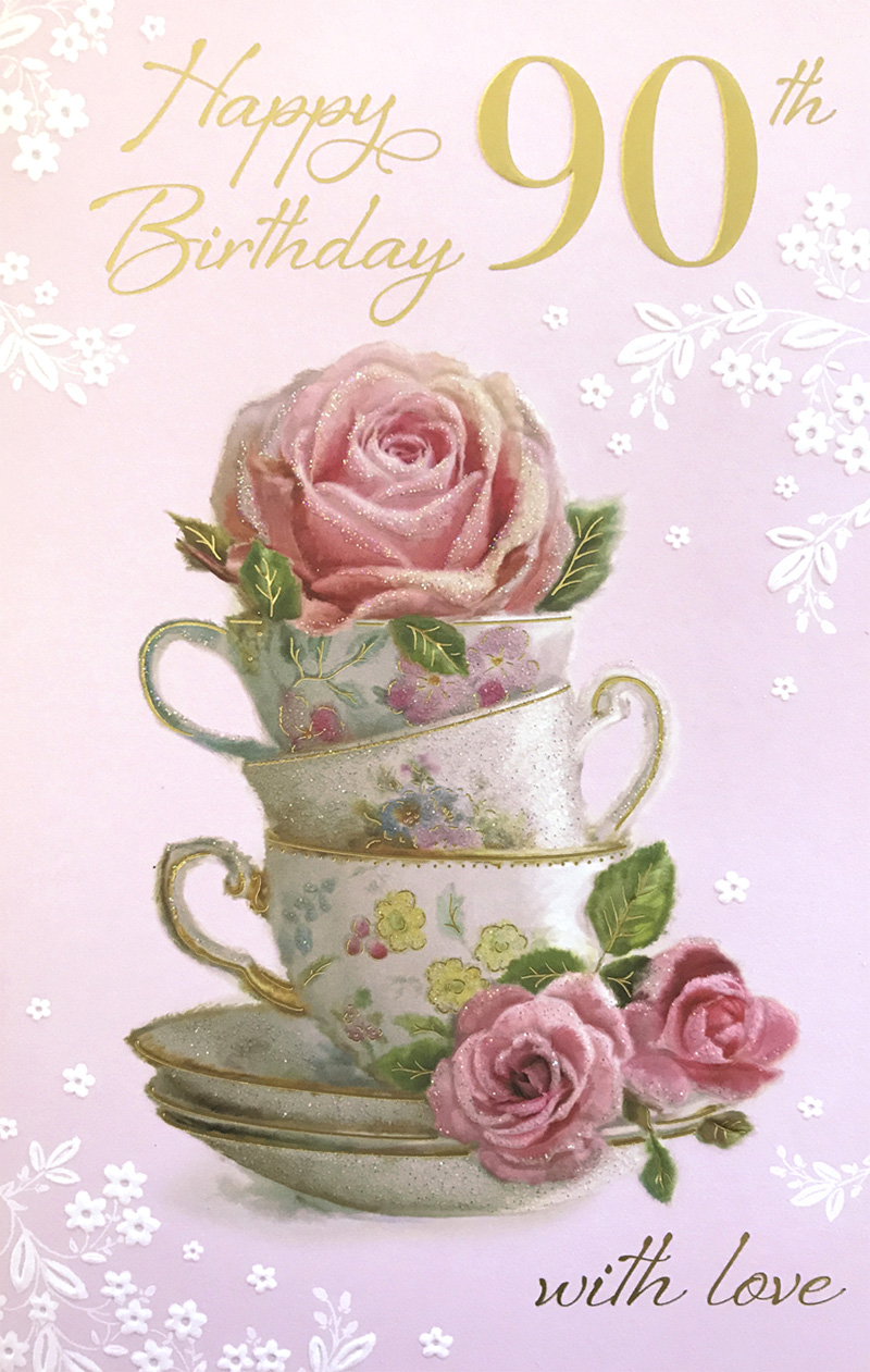 Age 90 Female Teacup Stack