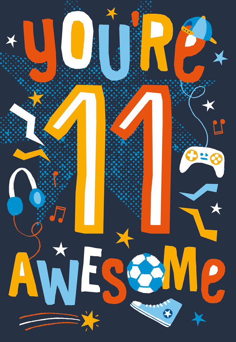 11Th Bday Male Type And Icons