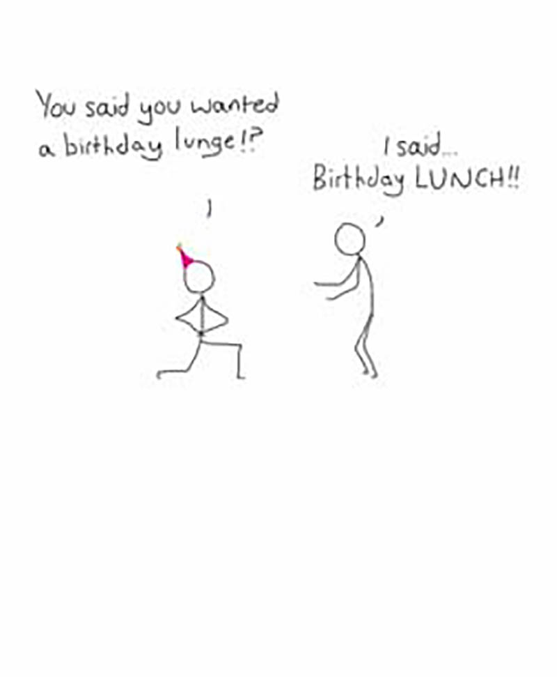 Stick By Me: Bday Lunge