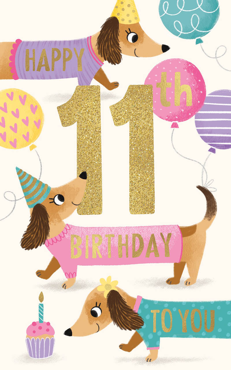 Bday Age  11F Dachshund Party