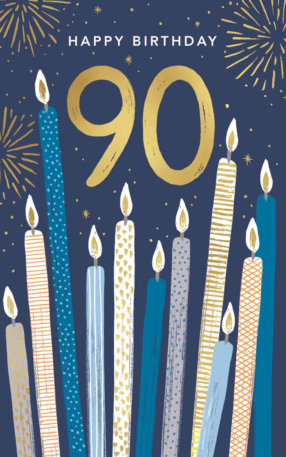 90Th Male Bday Candles