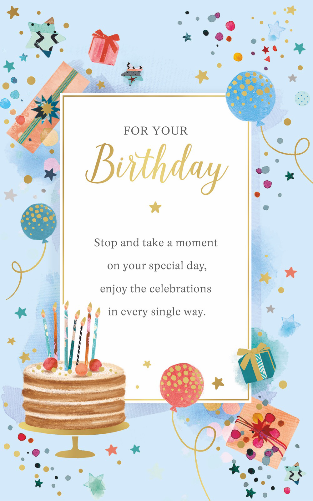 Male Bday Icons Border