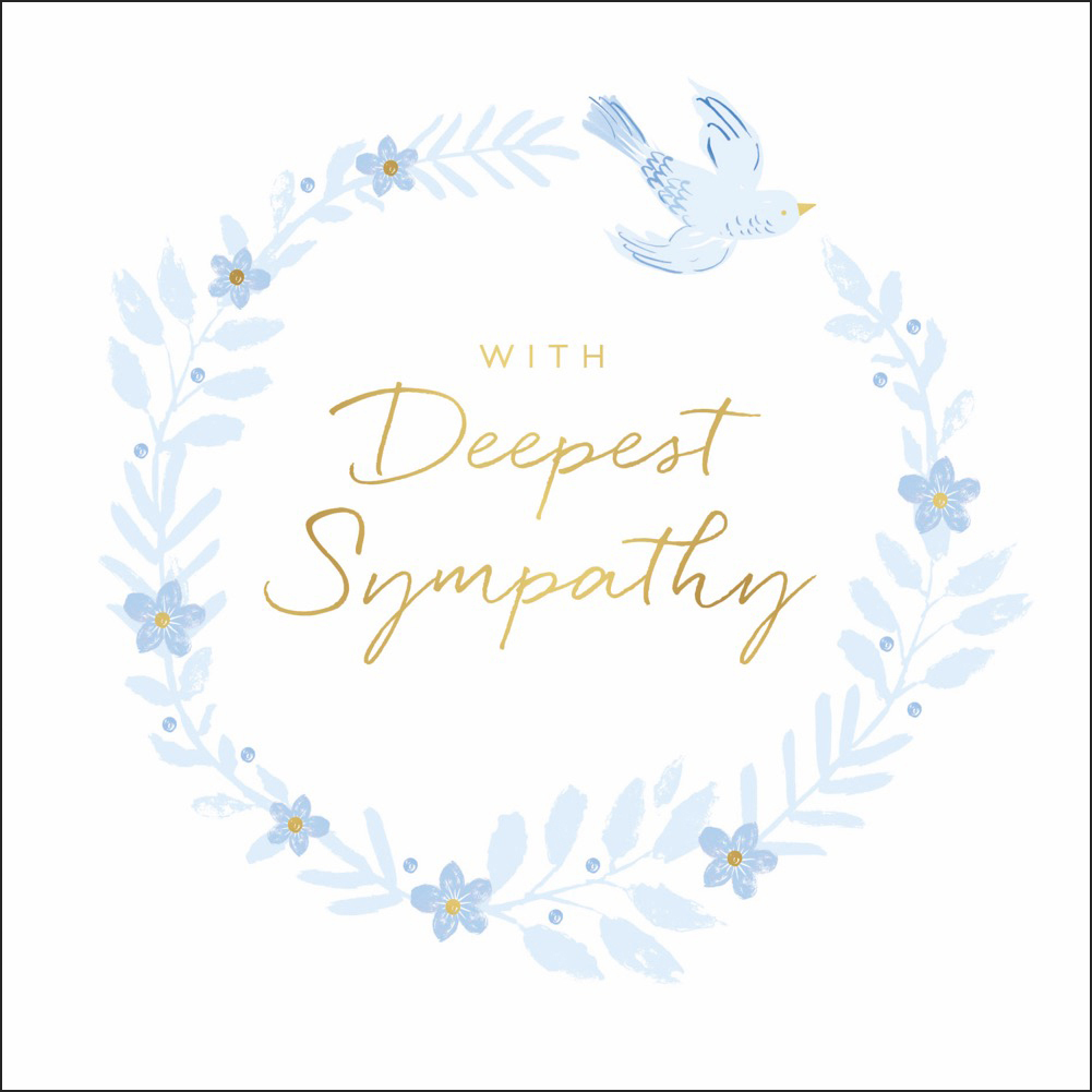Sympathy Blue Wreath