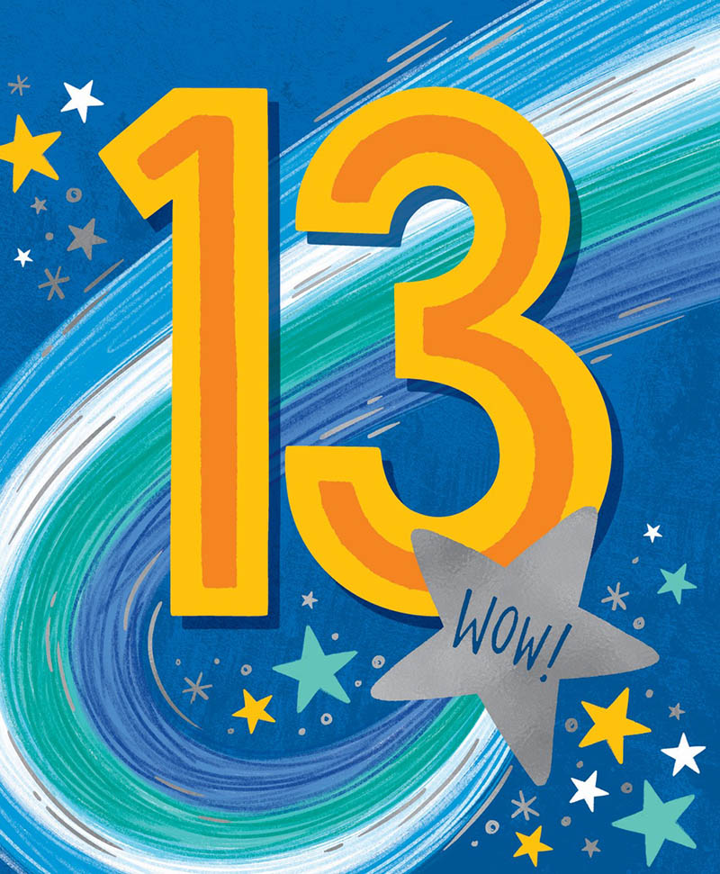 Bday Age13 Boy Shooting Star