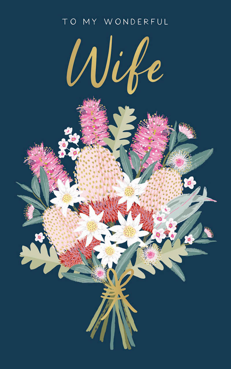 Botanic Bday Wife Wildflowers