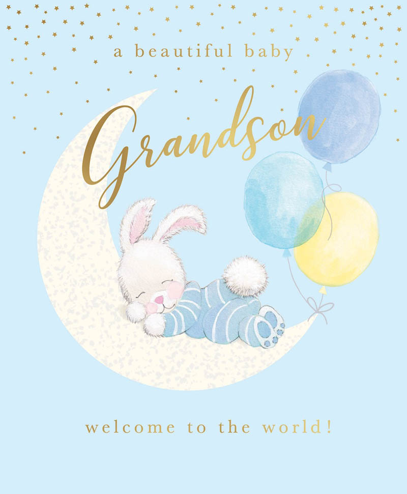 Baby Grandson Bunny Moon