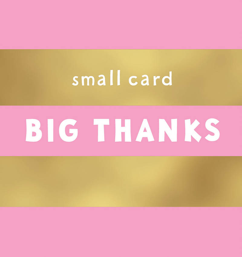 Mini: Small Talk Thanks      ^