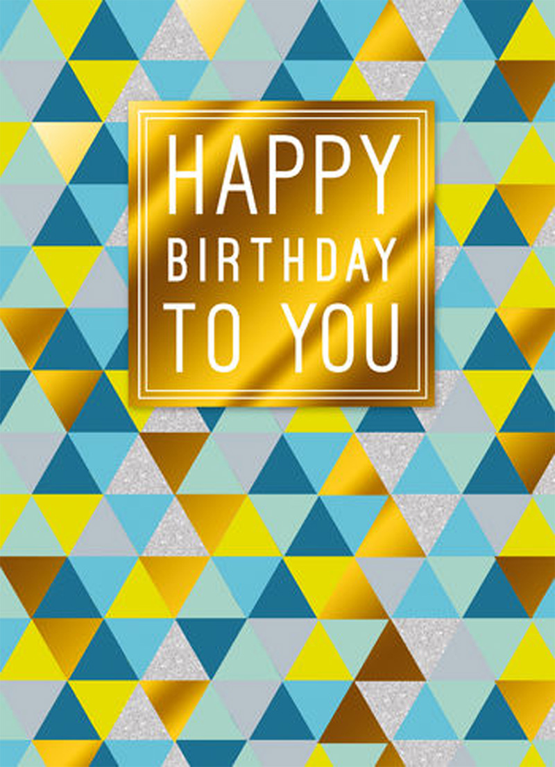 Yours Truly: Birthday Triangles