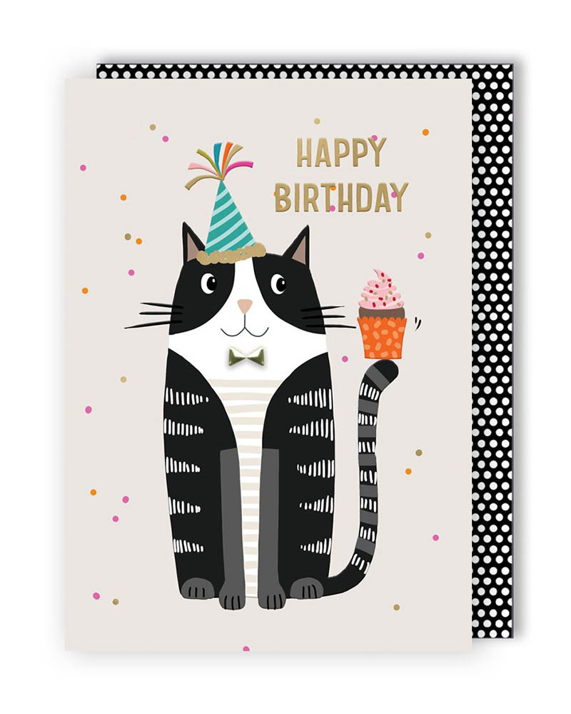 Yours Truly: Cat With Cupcake On Tail