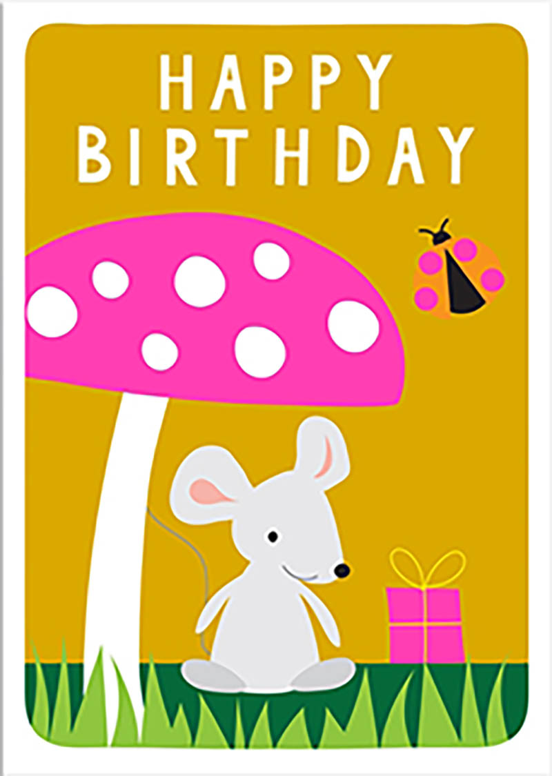 Kind: Happy Birthday Mouse Toadstool