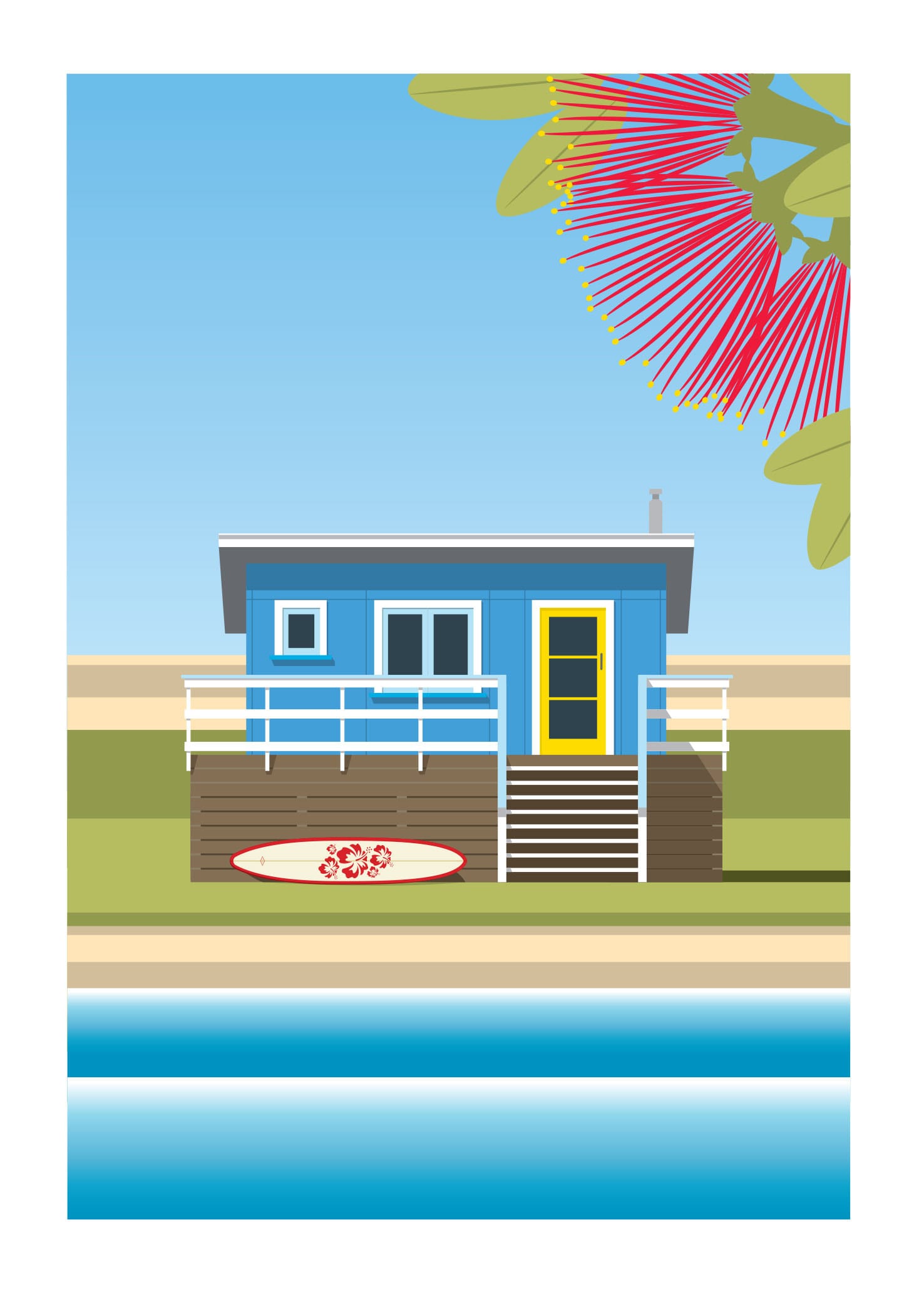 Glenn Jones: Pohutukawa Bach