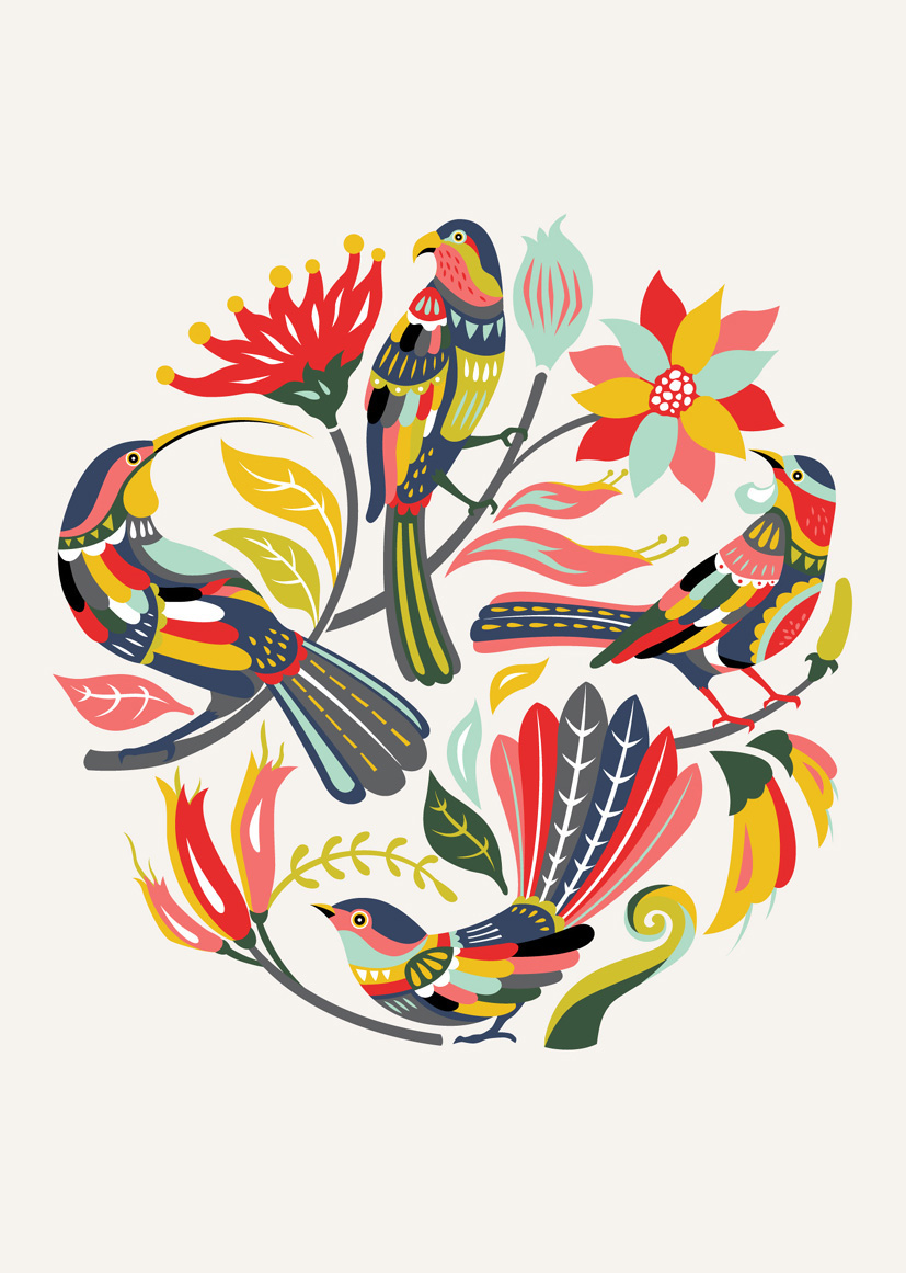 Tofutree: Colourful Birds