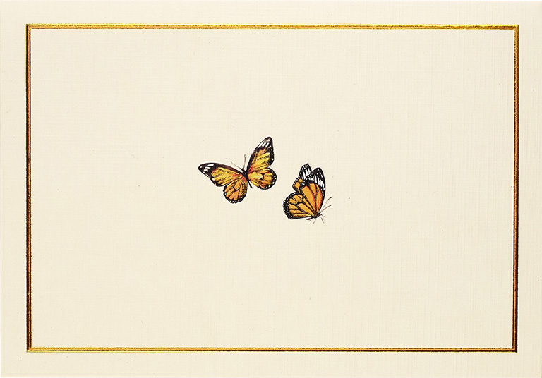 Notecards Monarch Butter