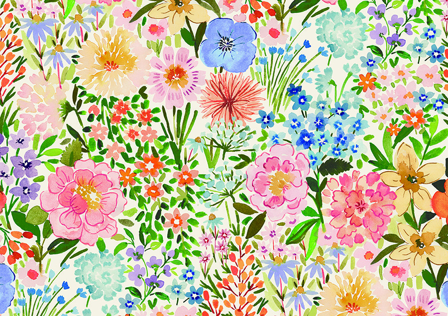 Notecard Floral Blooms