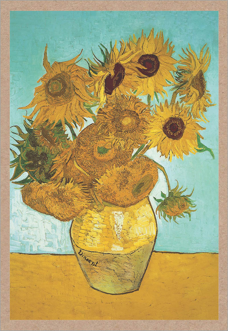 Notecards Van Gogh Sunflower