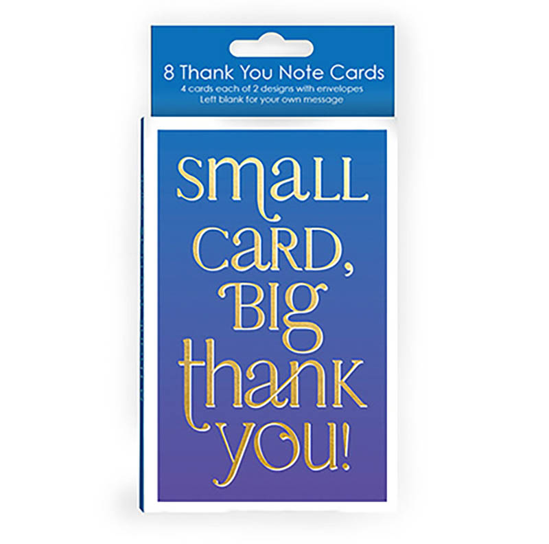 Thank You Notecards Small Card Big Thanks
