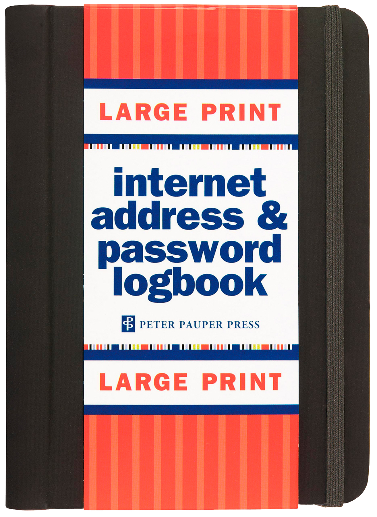 Internet Logbook Large Print Black