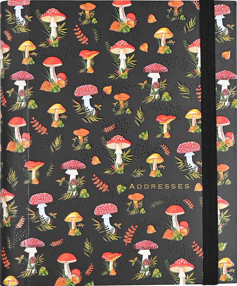 Address Book Large Mushrooms