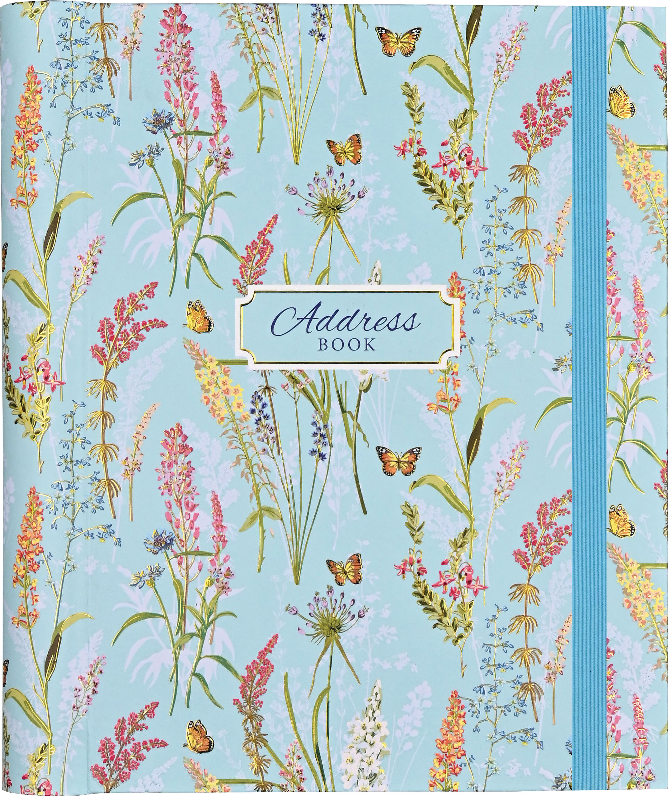 Address Book Large Blooms & Butterflies
