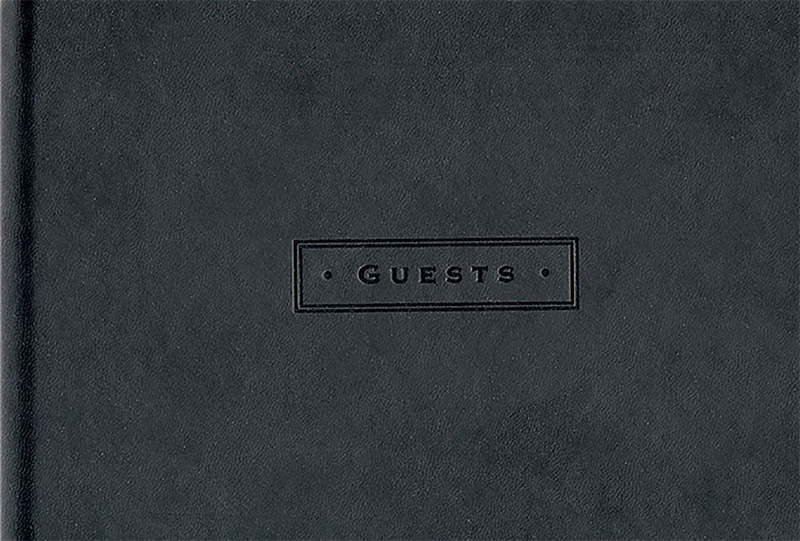 Guest Book Classic Black