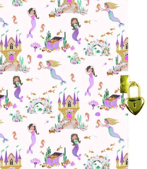 Locking Journal Mermaid Tales