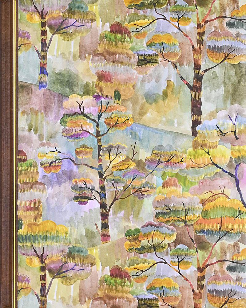 Large Journal Watercl Treescape