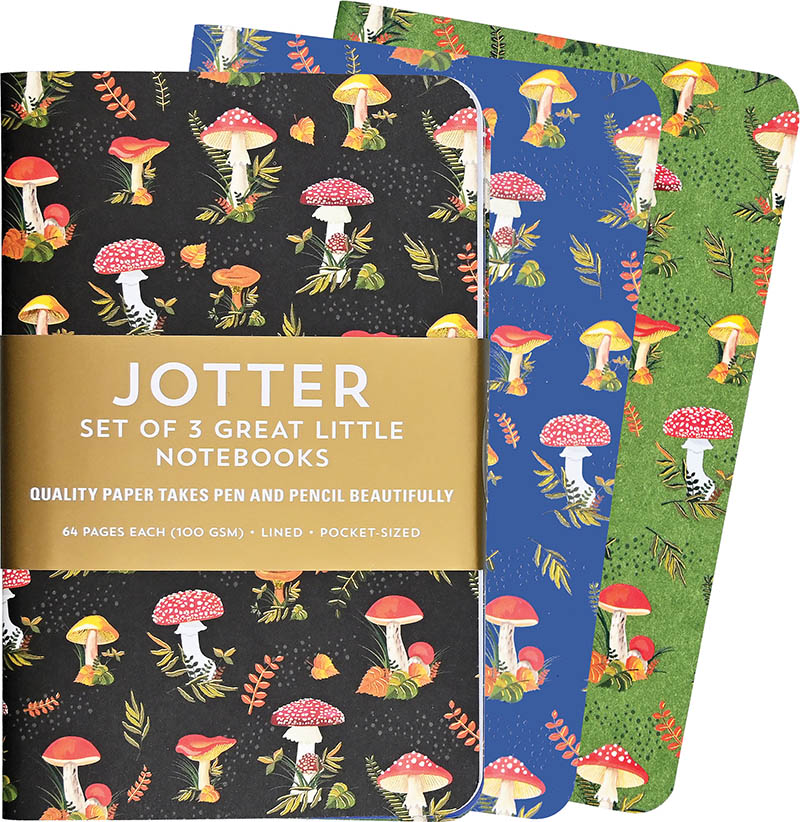 Jotter Notebook Set3 Mushrooms