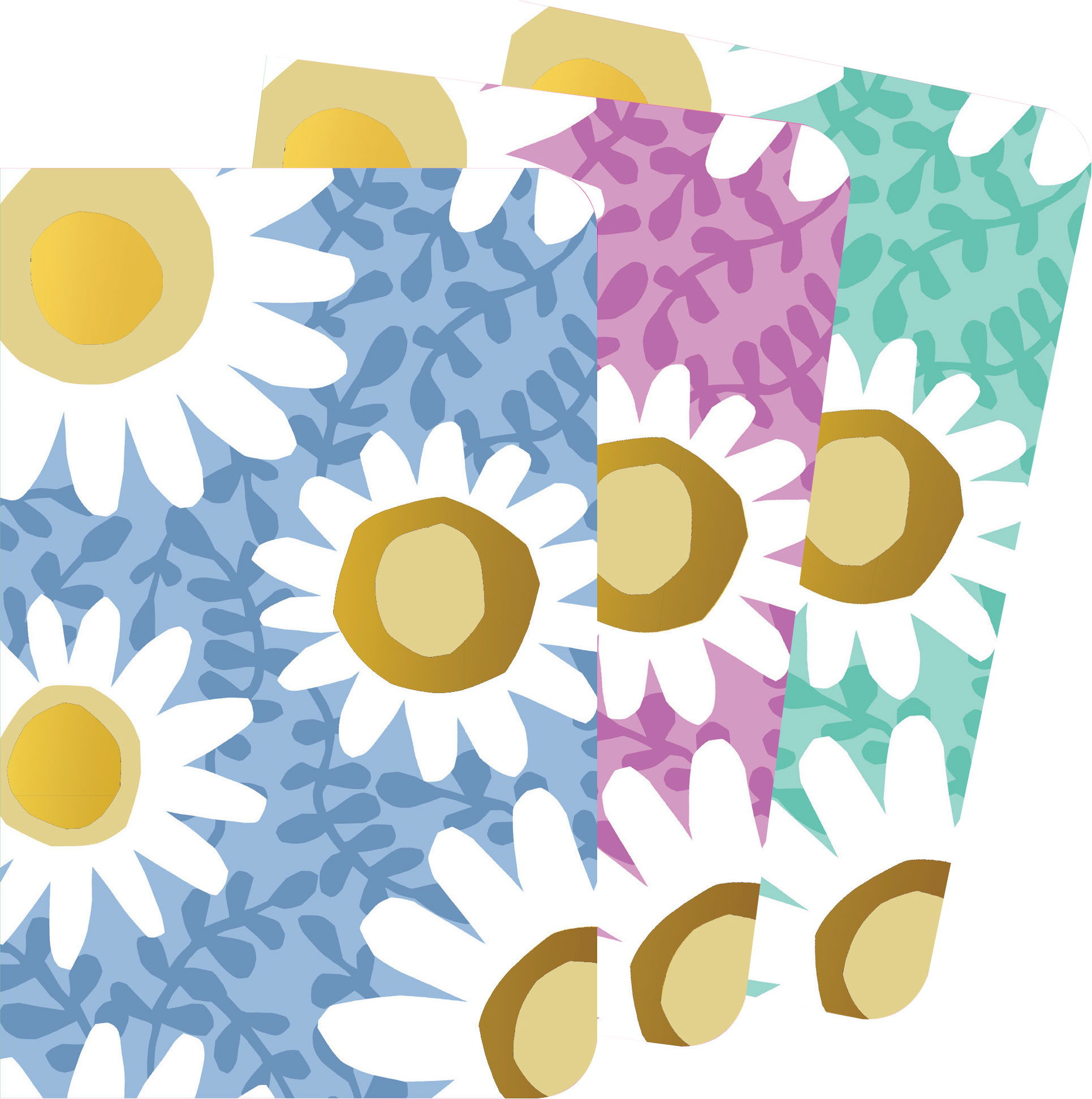 Jotter Notebook Set3 Daisies