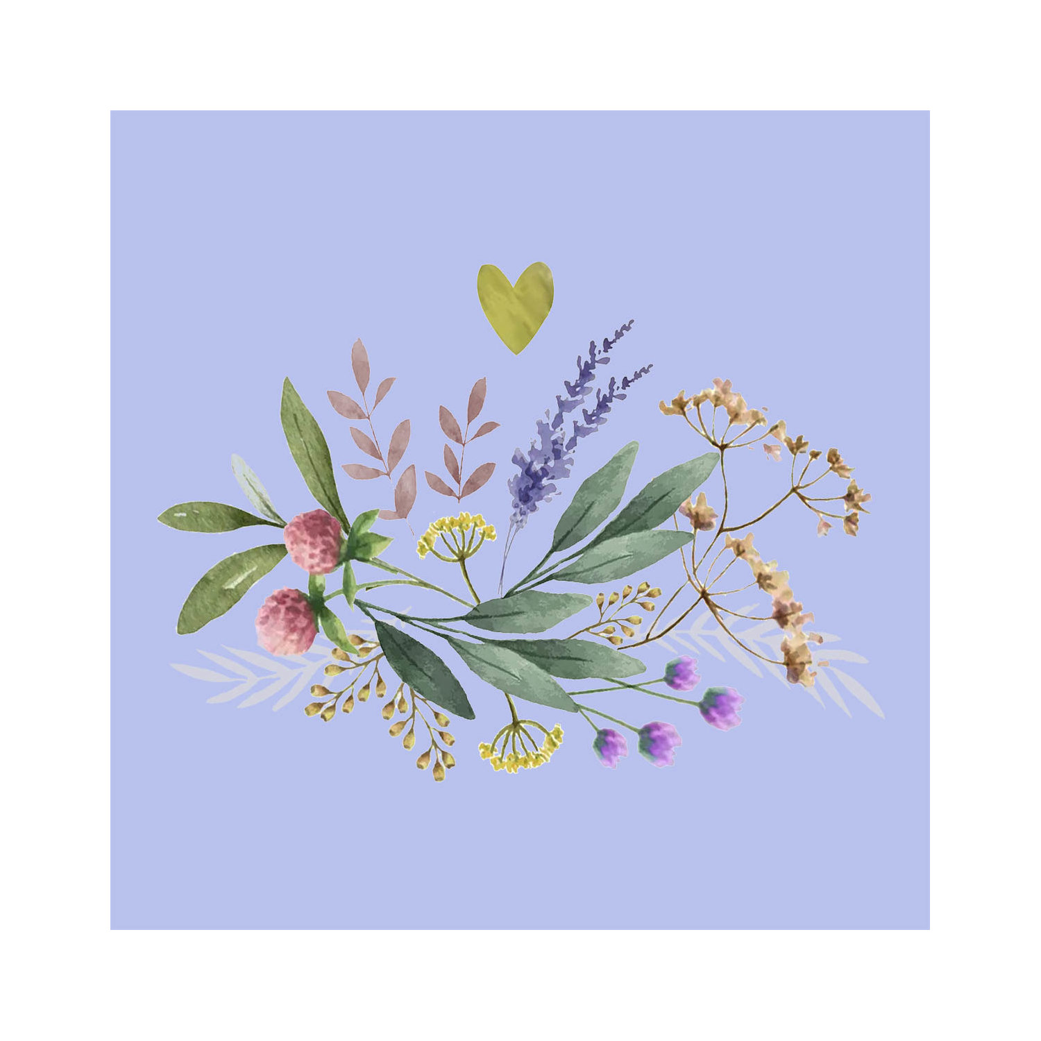 Napkin Lunch Provence Lilas