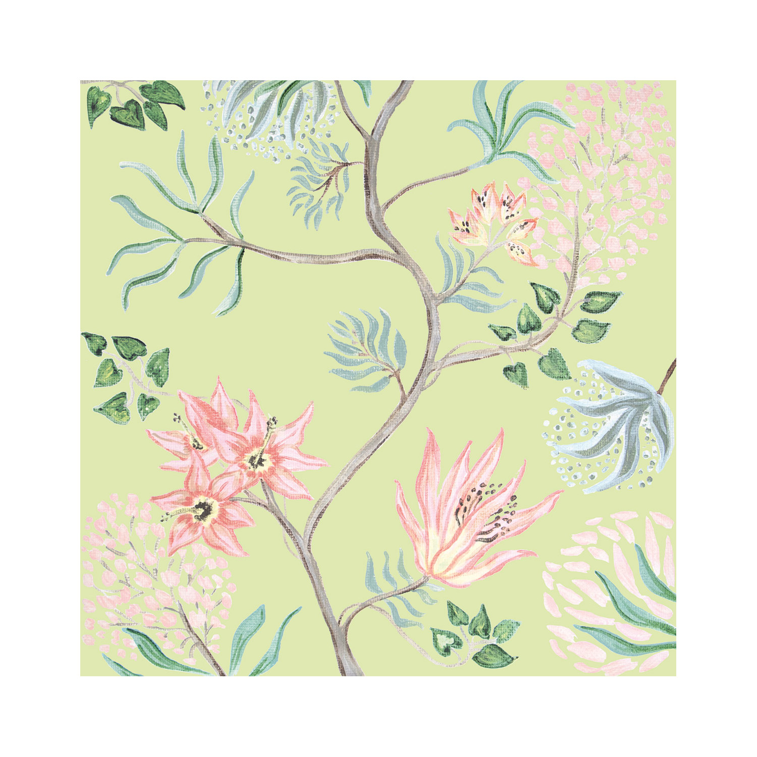 Napkin Lunch Fiore Verte