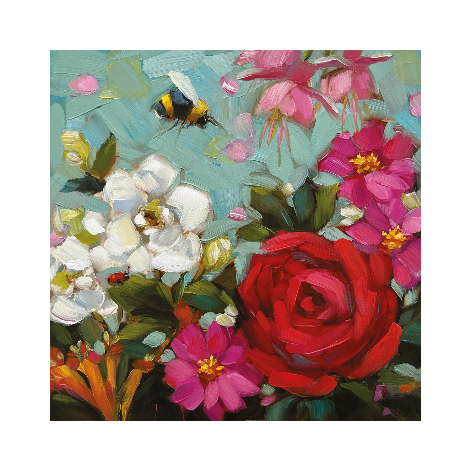 Napkin Lunch In The Garden