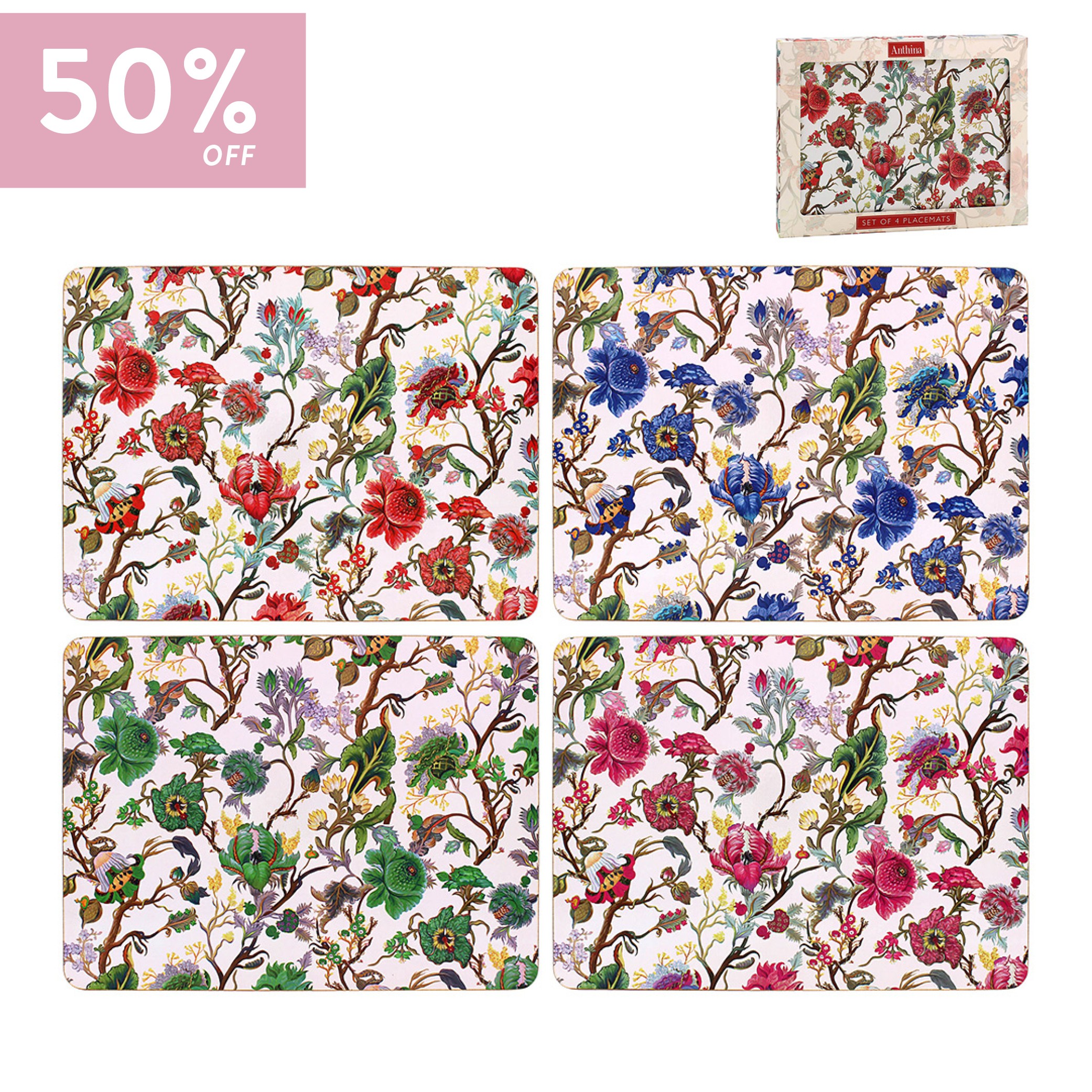 Anthina Set of 4 Placemats