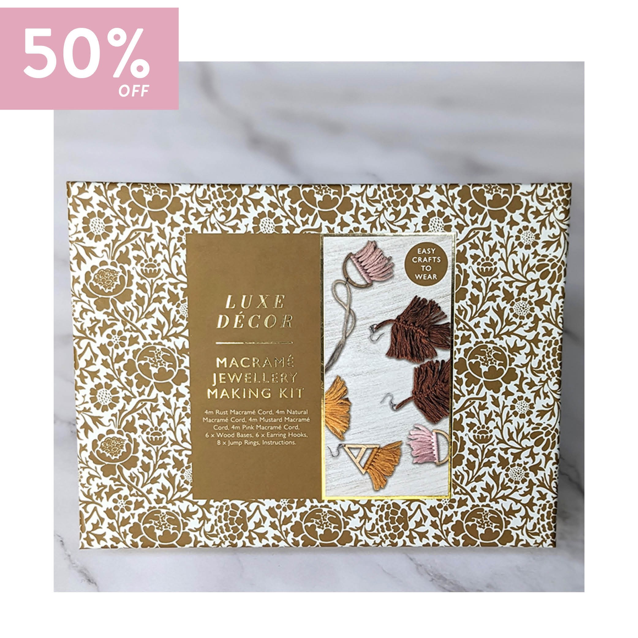 Craft Kit: Macramé Jewellery-Making