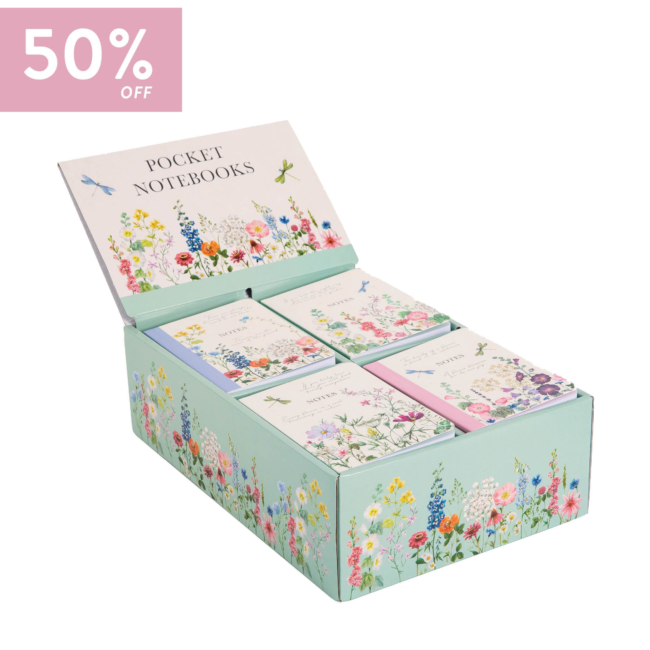 Wild Harmony: Display of 32 Pocket Notebooks