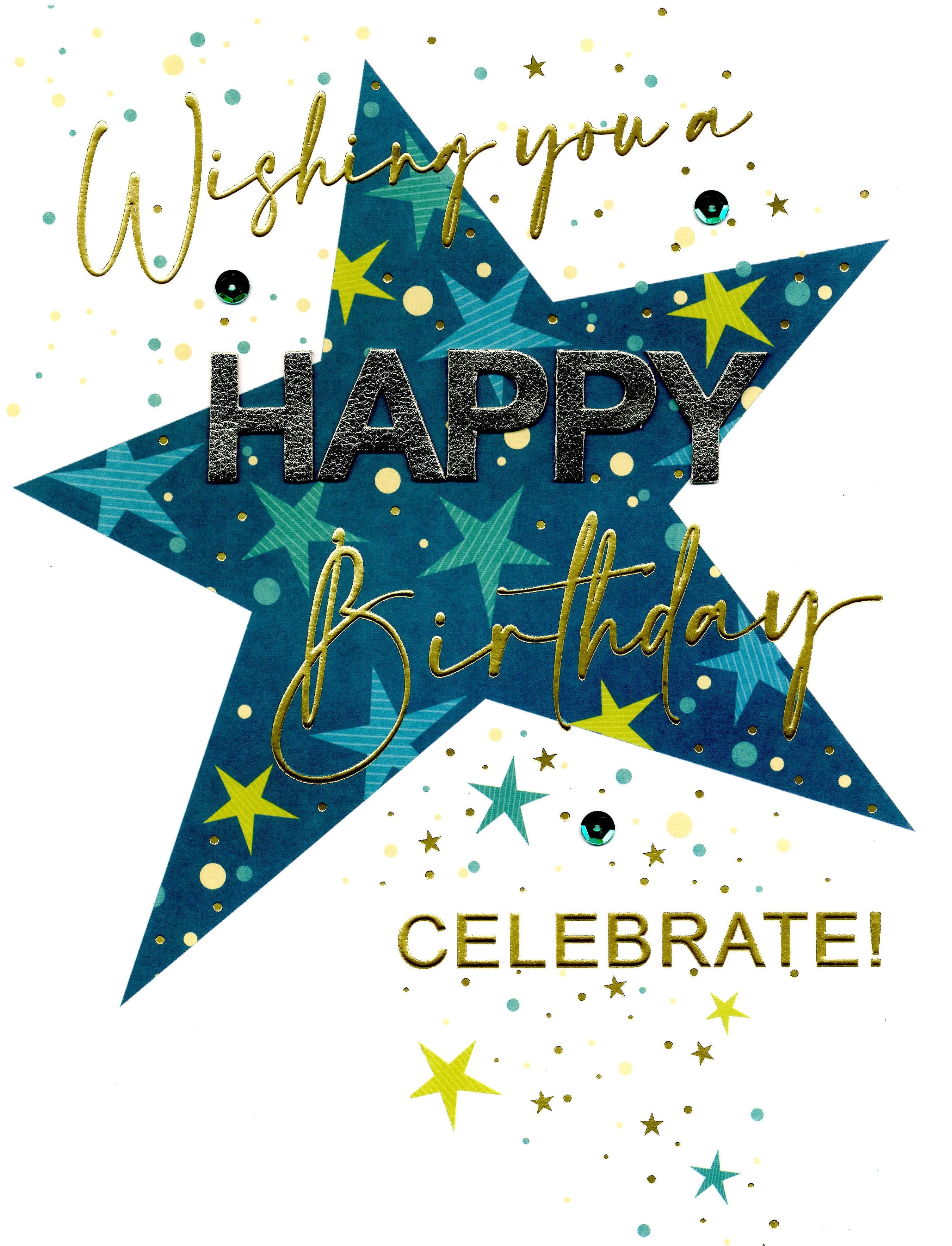 Jumbo: Male Birthday Happy Birthday Star