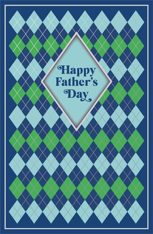 Father's Day Pringle Pattern